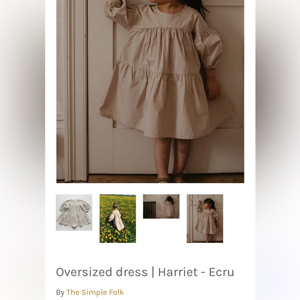 The Simple Folk 4/5y Dress Harriet